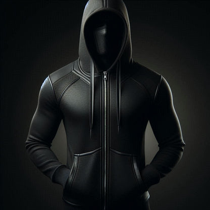 Men's Full Sleeves Zipper Hoodie with Mask